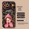 Pink Girl Apple 13 Phone Case iPhone 16 Pro Max 15 Niche High-End Feel 14 New Model 15 Pro Cover