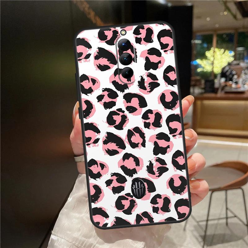 African Leopard Print Case For ZTE Nubia Red Magic 11 10 8 8S 9 9S 10S Pro Plus 6 7 6S 7S For RedMagic 10 Air Cover
