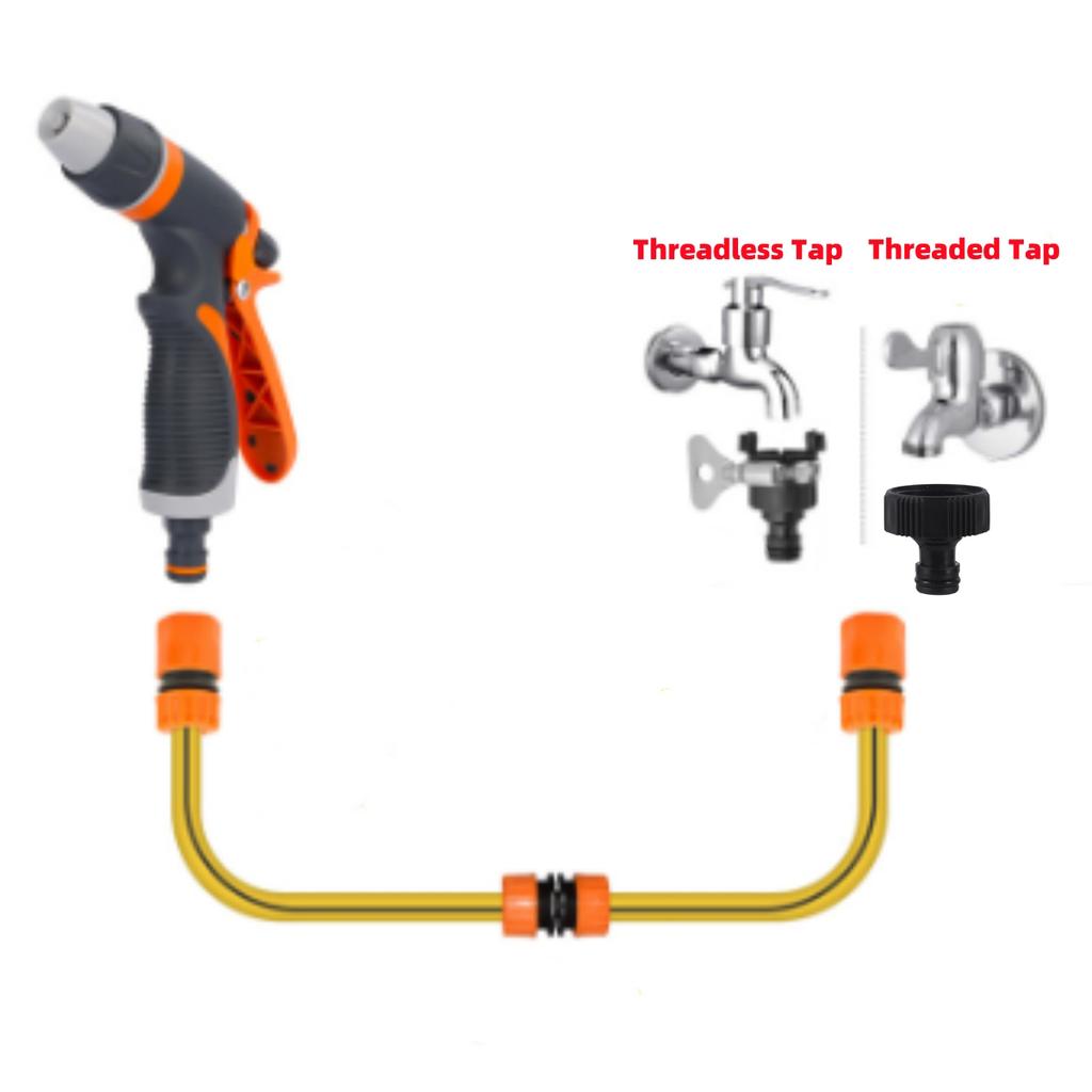 1" Female Thread Tap Connector 30mm Internal Thread To 16mm Nipple Joint Garden Irrigation Water Gun Connection Fittings 10Pcs