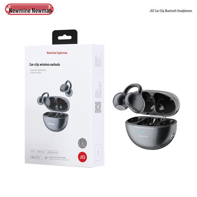 Newmine J03 Clip-On OWS Bluetooth Earbuds
