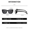 Brand Designer Cat Eye Sunglasses W omen Vintage High Quality Sun Glasses Fashion Big Frame Cool Sexy Female Oculos