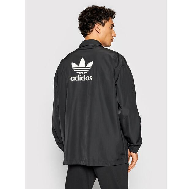 Jachetă de toamnă-iarnă adidas adicolor Classics Trefoil H09129 Negru Croială largă