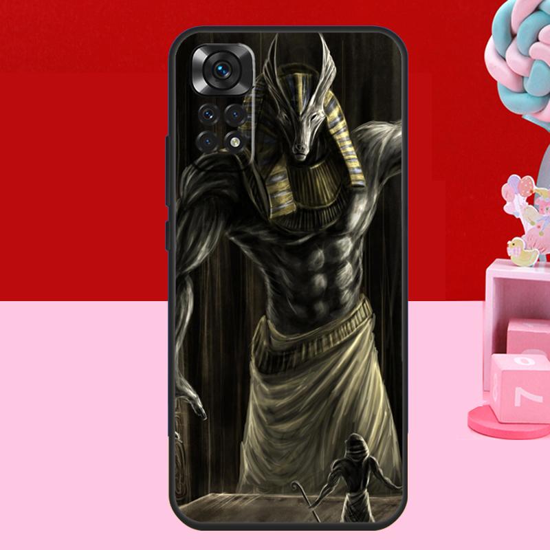 Anubis Ankh Pharaoh Case For Xiaomi Redmi Note 11 10 12 13 14 15 Pro Plus Redmi 15 C 14C 10C 12C 13C Soft Cover