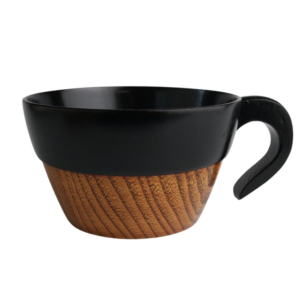 Outdoor My Stacking Soup Black x Current Model J-kitchens Cup, Wooden, 11.5 6.5cm,