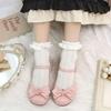 Cute Japanese Lolita round head girl style shoes women's 2025 spring and autumn new bow college thick heel shoes
