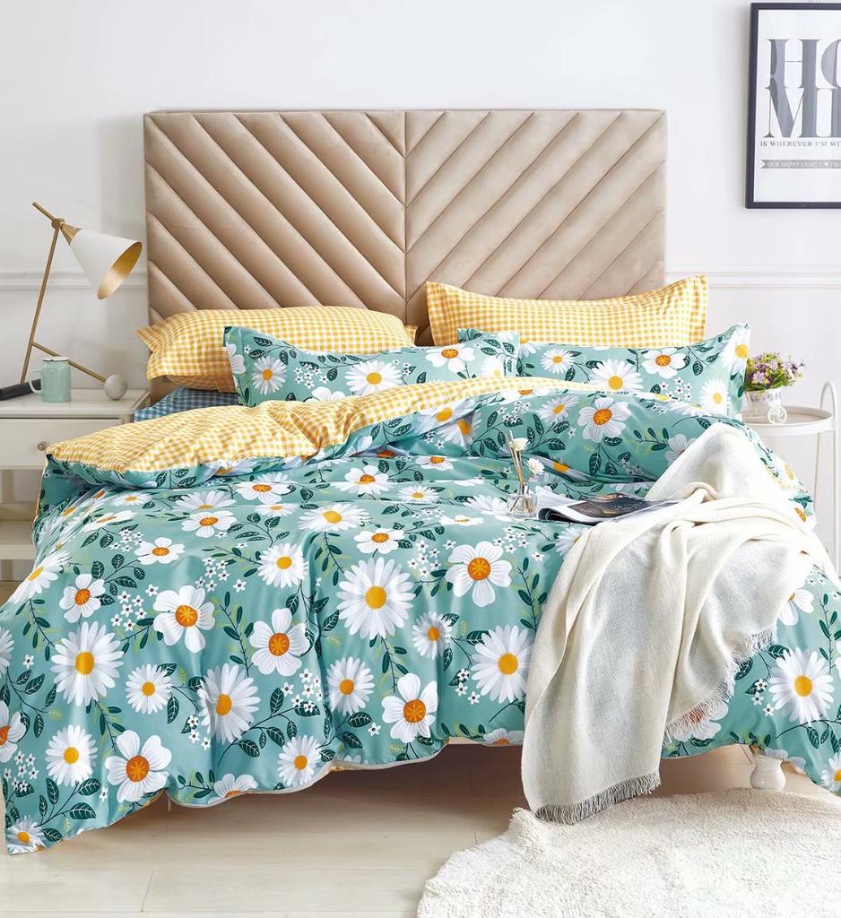 Traditional Printed Pillowcase Quilt Cover Two Or Three-Piece Set Is Available