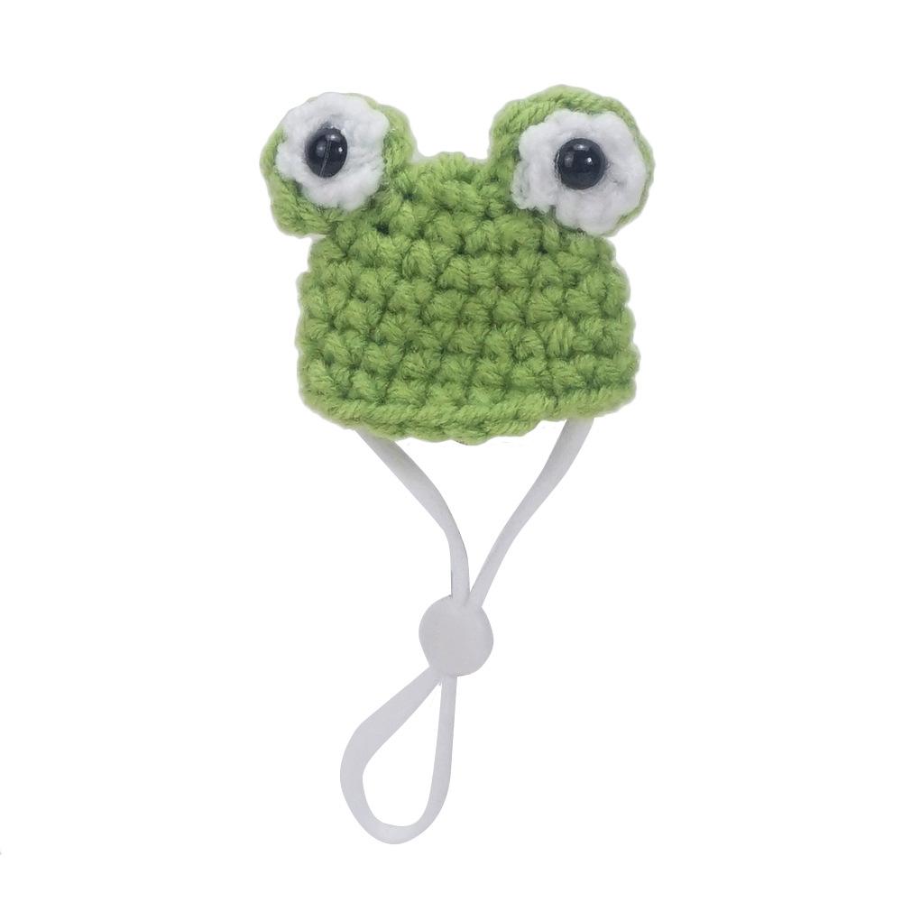 

Мини-шапка для хомяка, маленькие животные, милые вязаные вручную шапки для ящерицы, морской свинки, рептилии, одежда для рождественской вечеринки, костюм, шапки для домашних животных