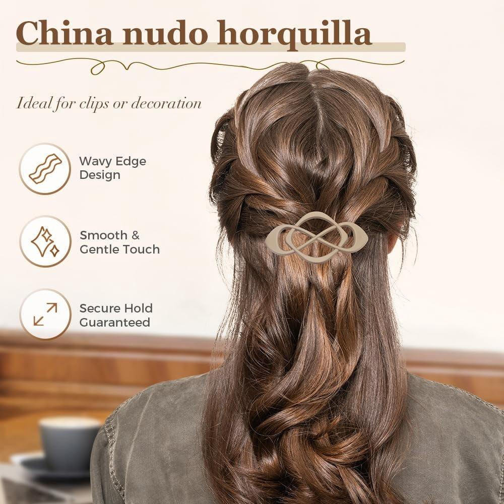 4er-Pack Vintage Französische Spangen Haarspangen, 2026 Neue Haarspangen Accessoires für Damen, Starker Halt Kein Verrutschen Styling (Stil D)