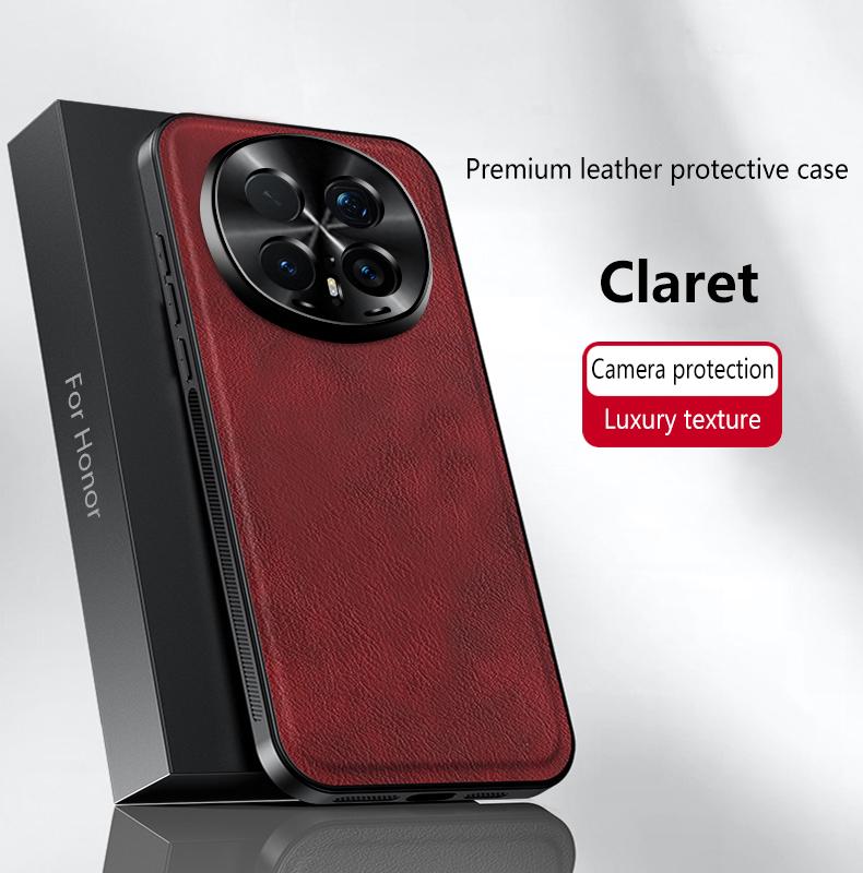 Leather for Honor Magic 8 7 6 5 Lite Pro 600 400 X8D X9D Case Leather Matte Soft Full Camera Protect Cover Shell Phone Fundas