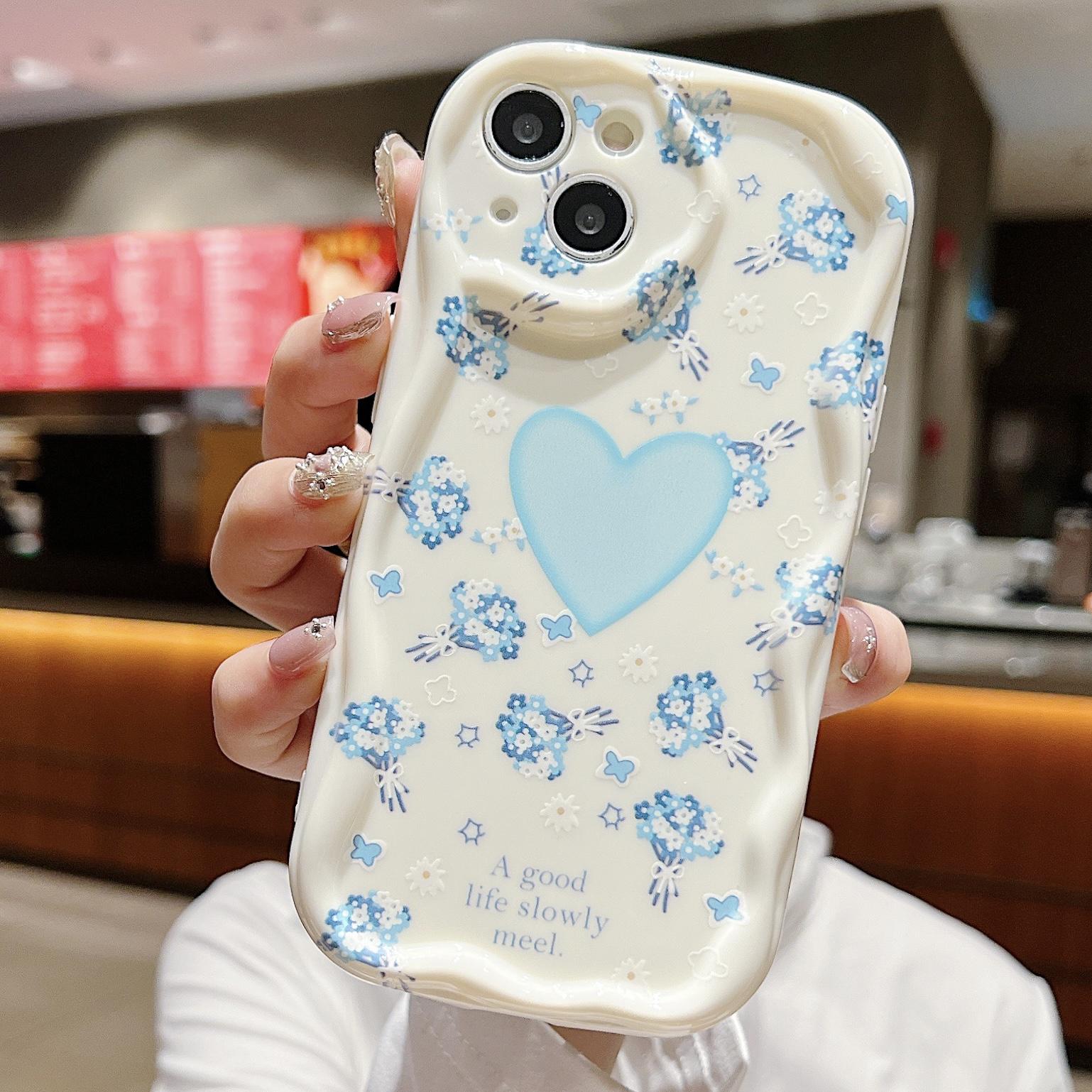 

Милый силиконовый чехол для Infinix Smart 7 8 Xiaomi Redmi Note 12 11 Pro Vivo V27 V25 V29 Oppo A78 A58 A38 Funda Love Heart Flowers Cover Мягкий бампер из ТПУ Infinix Hot 10 Play