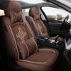 5-Seat Car Seat Covers + Headrest Pillow, Curved PU Leather, Light Luxury, Comfortable, Breathable, Simple and Stylish Car Seat Cushions