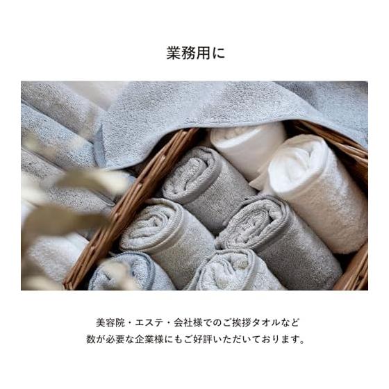 Tranparan Made in Japan Face Towel Set of 10, 260 Momme Towel, Senshu Towel, Quick Drying, Absorbent, Just the Right Thickness, 100% Cotton, Bulk
