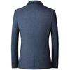 Blazer da uomo casual primaverile e autunnale sottile giacca di mezza età top singolo occidentale abito casual