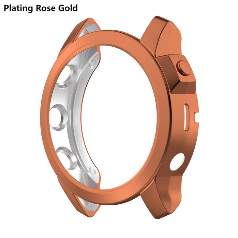 Galvanisierte TPU-Hülle für Garmin Tactix7 Abdeckung Smartwatch-Armband Hohlabdeckung Stoßfänger Für Garmin Enduro2 Schutzhülle Zubehör