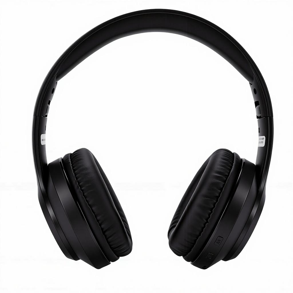 FM Radio Headphones LED Display Rechargeable Portable FM Headset with Best Reception Soft Ear Muffs for Meetings Hiking
