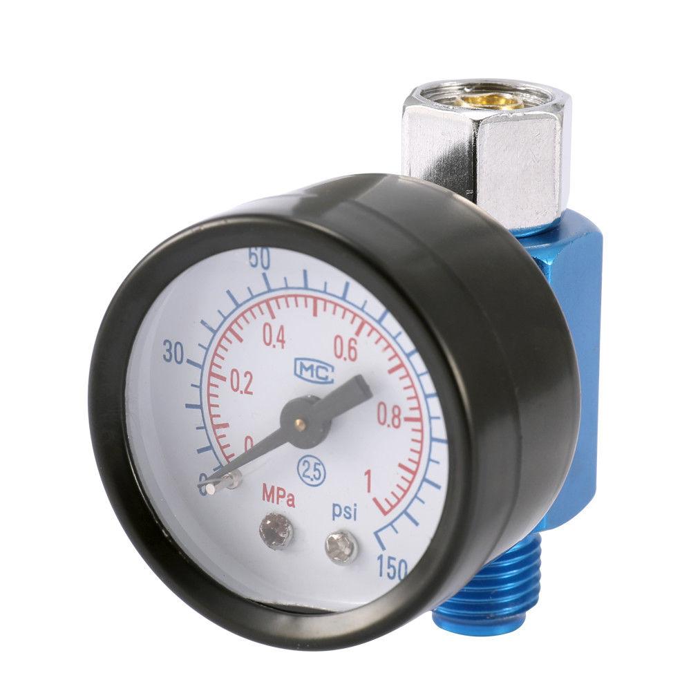 Spray Gun Air Regulator Gauge + In-line Water Trap Filter + JP/EU/US Adapter Pneumatic Tools Accessories For Airbrush