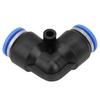 10 Stück Kunststoff Gleichschenkliger Winkel Schnellkupplung Pneumatik Luftschlauch Rohr Push-Fit PV 12 (12 mm)
