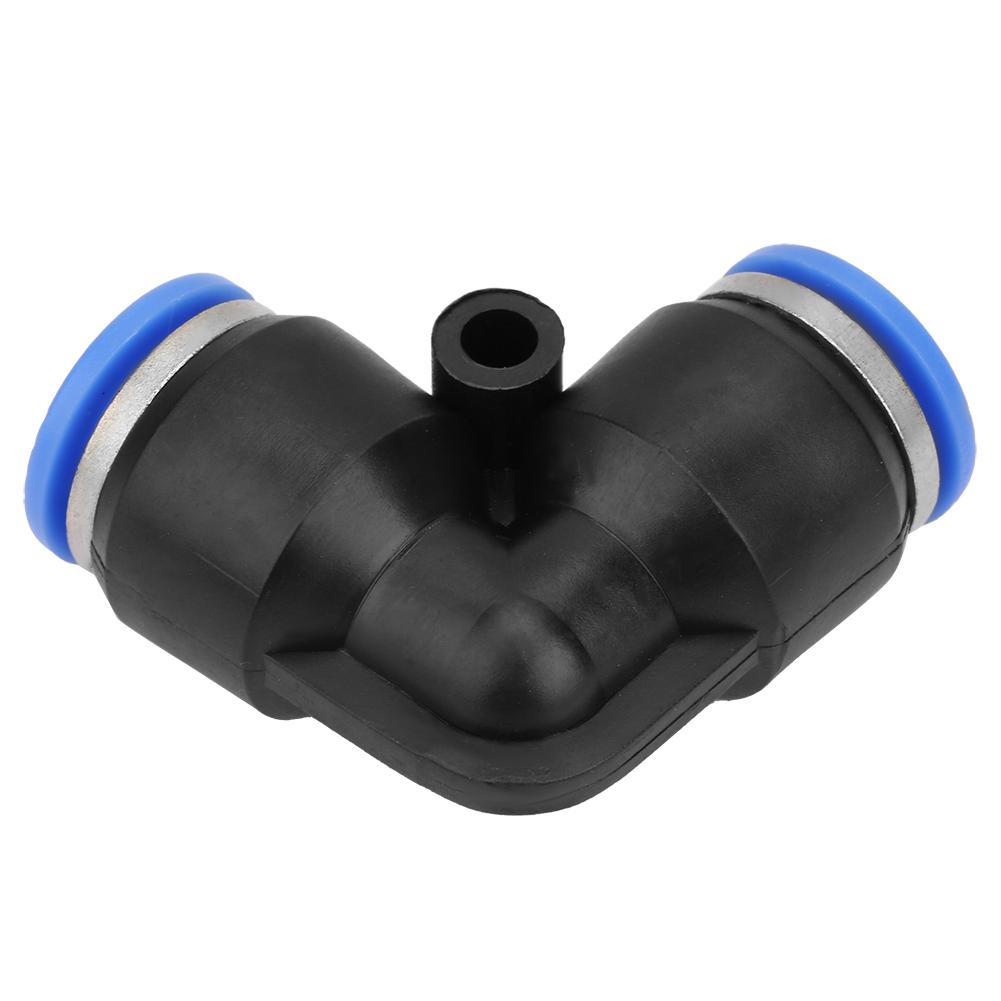 10 Stück Kunststoff Gleichschenkliger Winkel Schnellkupplung Pneumatik Luftschlauch Rohr Push-Fit PV 12 (12 mm)