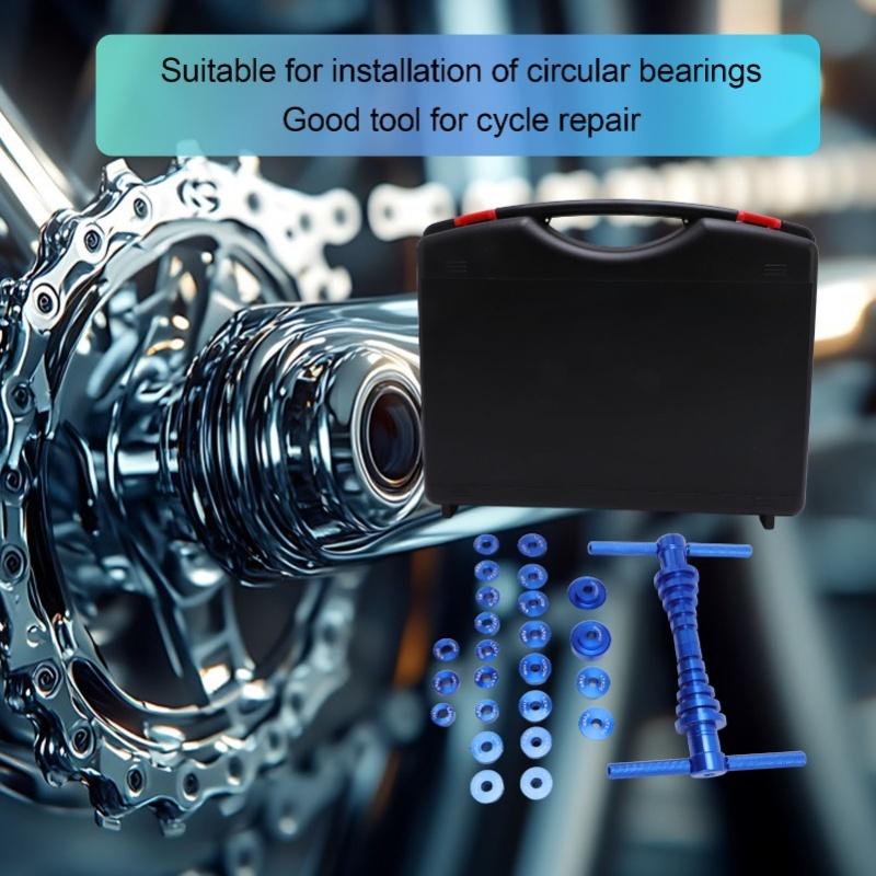 Zestaw do wciskania łożysk Piasta koła rowerowego Oś suportu Narzędzia instalacyjne i naprawcze Zestaw uniwersalny