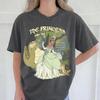 De Prinses en de Kikker Comfort Colors Shirt, Tiana Shirt, Retro Disney Prinses Shirt