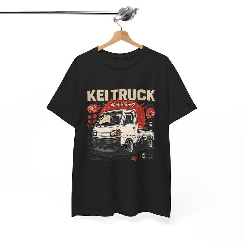 Kei Truck T-Shirt: Retro Japanese JDM Car Graphic Tee XS