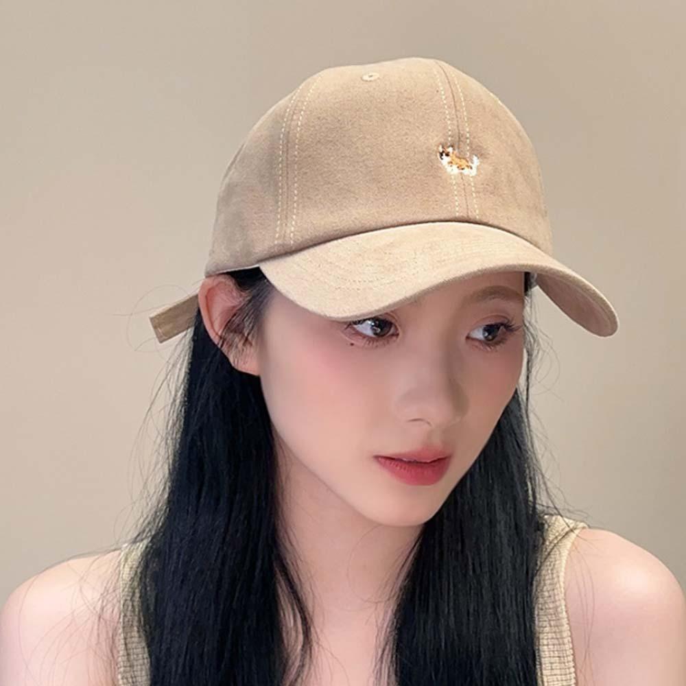 Cotton Women Baseball Hat Breathable Embroidered Peaked Cap Adjustable Men Sunshade Hat  Spring