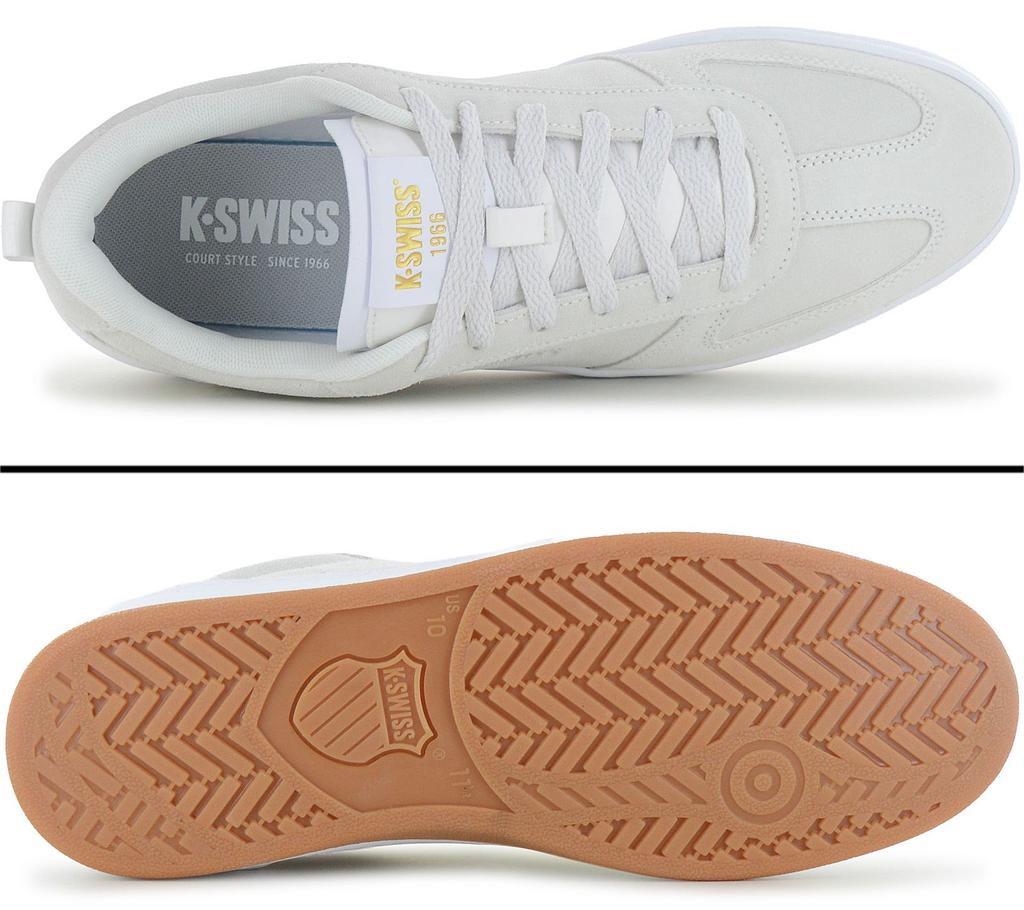 K-Swiss Court Varsity SDE - Herren Sneakers Schuhe Beige 04733-037-M ORIGINAL