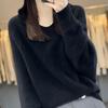 Autumn and Winter Knitted Sweaters Hoodies Women's Hooded Knitted Sweaters Loose and Warm V-neck Pullovers for Women