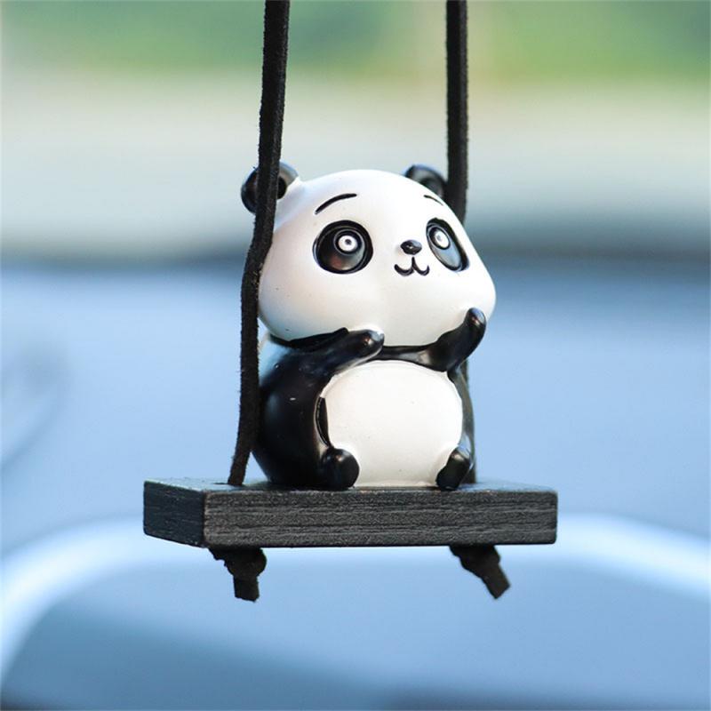Panda Car Accessories Beautiful And Practical Creativity Home Decorations Panda Pendant Repeated Use Panda Household Products
