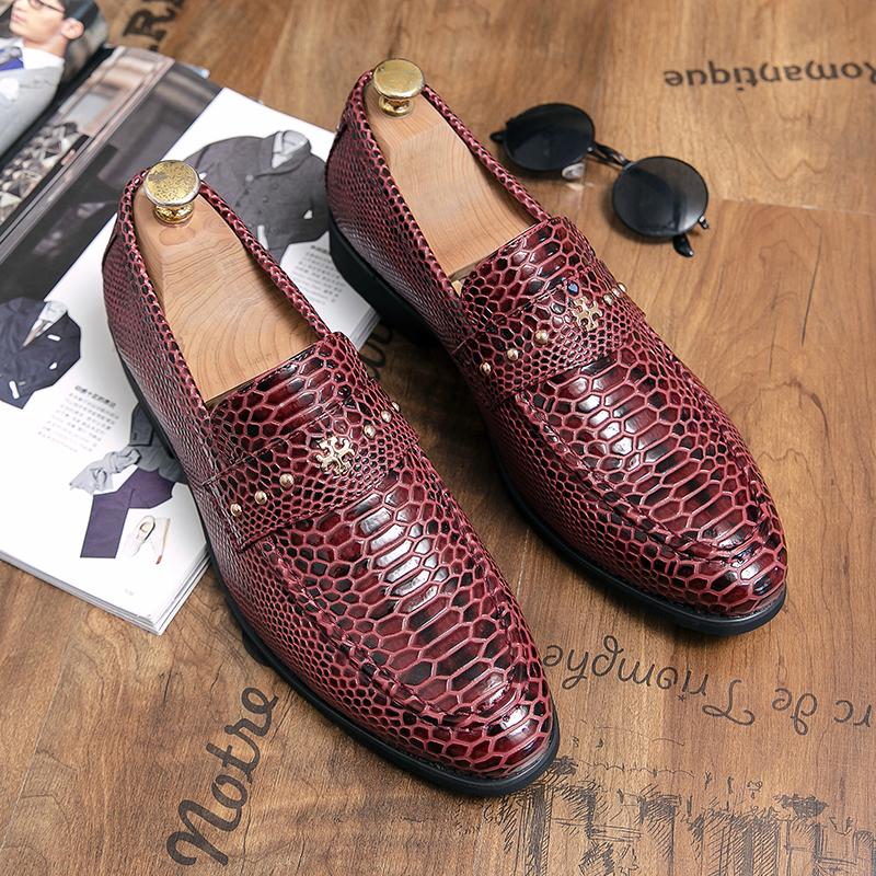 Dropshipping Leather Shoes Men 2024 British Style Shoes Men Trend Business Shoes Men's Yuppie Dress Shoes Male New Loafers Men