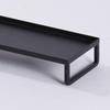 Iron Tea Organizer Tray Rack LowProfile Tabletop OpenFrame for Counters, Living Environs