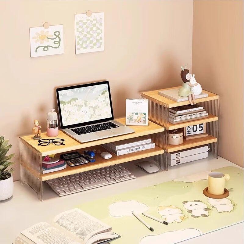 Desktop Monitor Riser with Storage