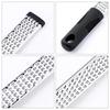 Stainless Steel Manual Grater for Cheese Lemon Vegetable Potato with Non Slip Handle Sharp Kitchen Tool