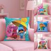 B-Boy-Girl-Pocoyo Cushion Cover Short Plush Double-Sided Printing Home Machine Washable In Warm Winter Pillow Case