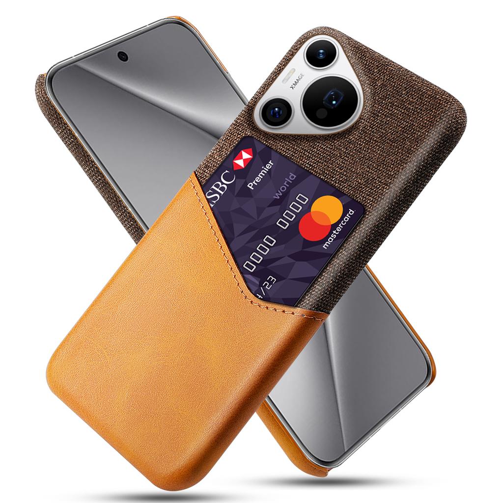 For Huawei Pura 70 Pro/Pura 70 Pro+ Case Card Holder Leather+PC Phone Cover