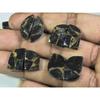 75Cts. Natural Black Copper Tourquise Fancy Cabochon Matched Pair 7Pair Lot A-133