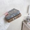 For iPhone 17 16 15 14 13 12 11 Pro Max Plus Cover Matte Clear High Quality Luxury Magsafe Folding Stand Magnetic Phone Case