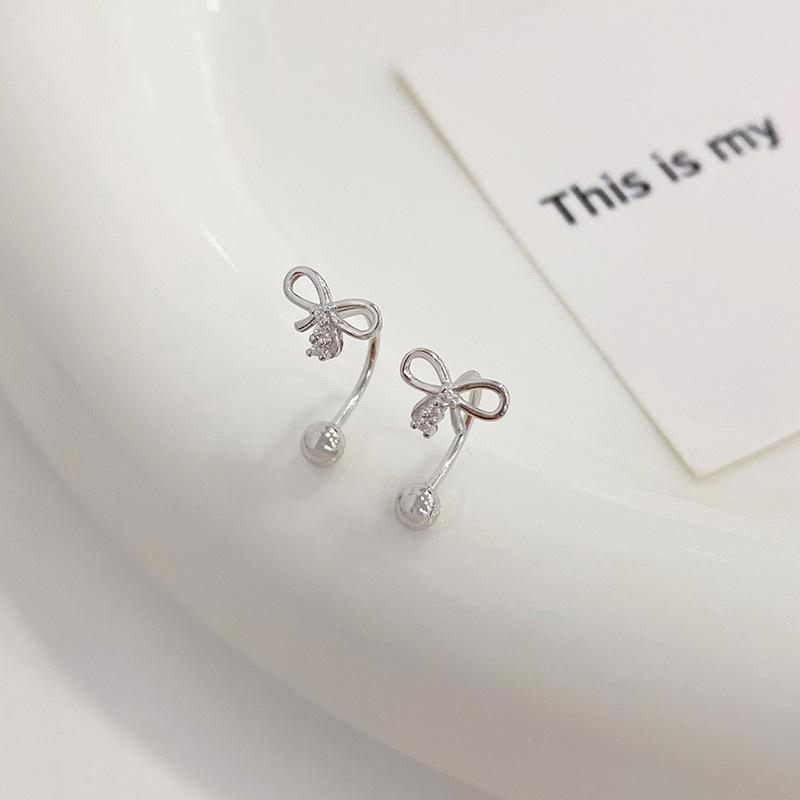 Cute Bow Ear Hook Fresh Korean Style Ins Style Versatile Fashionable Ear Hook