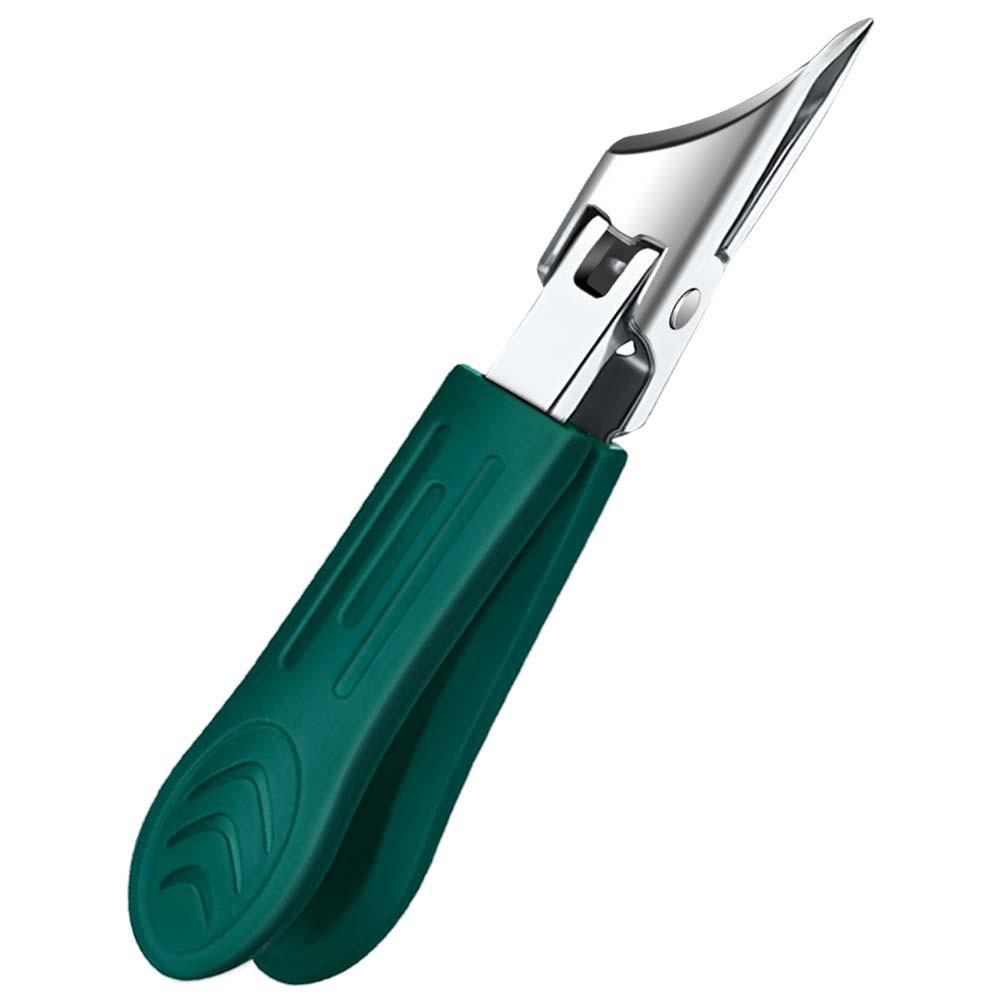 Large German Anti-Splash Slanted Nail Clippers - Original Design for Paronychia Toenails