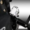 Copertura Pompa Freno Posteriore in Alluminio per Moto Harley 2018-2025 Softail Street Bob Breakout Low Rider Fat Boy (Cromo)