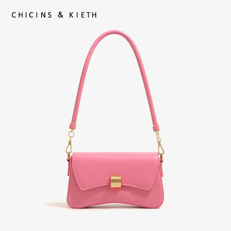 

Fall PROYA Fancy Shoulder Crossbody Baguette Pink