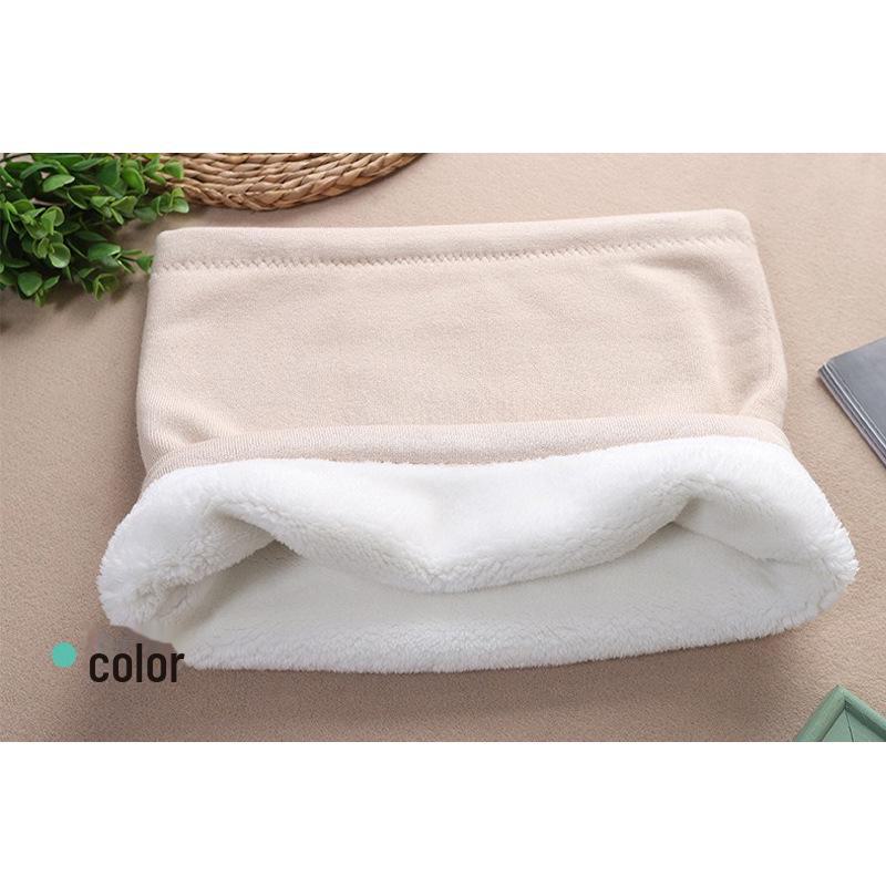 Unisex Thickened Velvet Waist Protection Belt - Winter Cold-Proof Knitted Cotton for Added Warmth