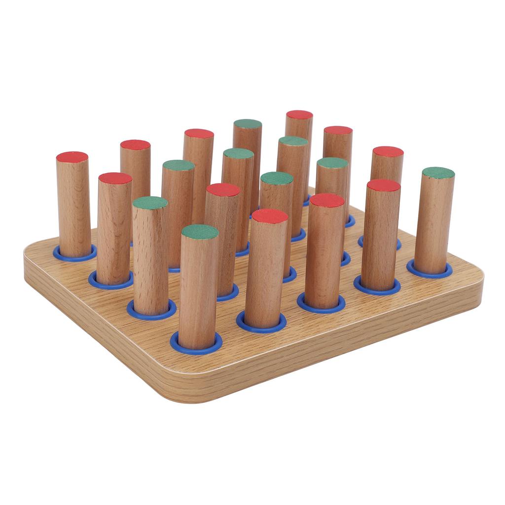 Wooden Insertion Plate Finger Dexterity Improve Fine Motor Coordination Hand Rehabilitation Peg Board Medium