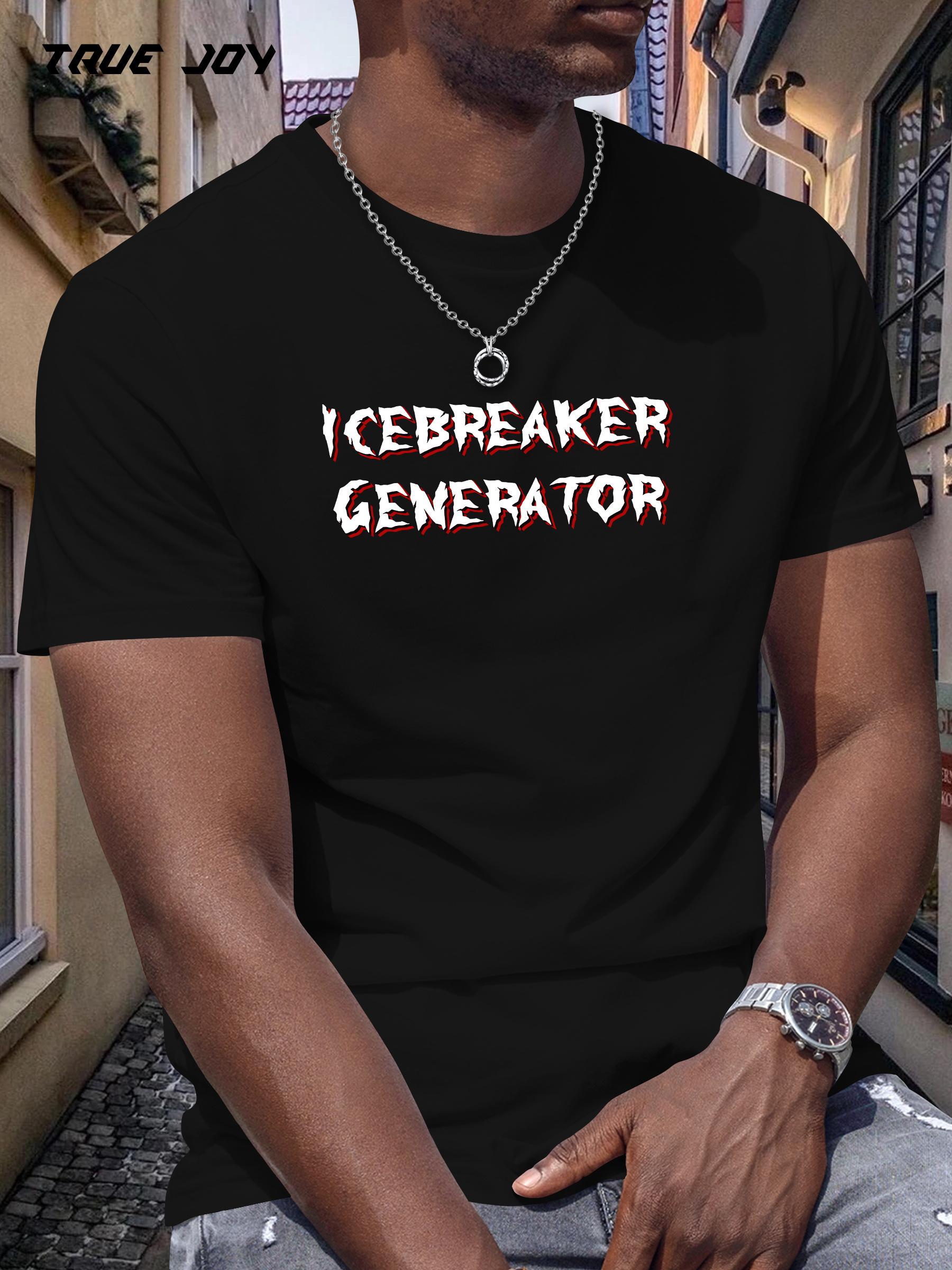 Icebreaker Generator Short Sleeve T-shirt - Bold Red ICEBREAKER GENERATOR Graphic Print S