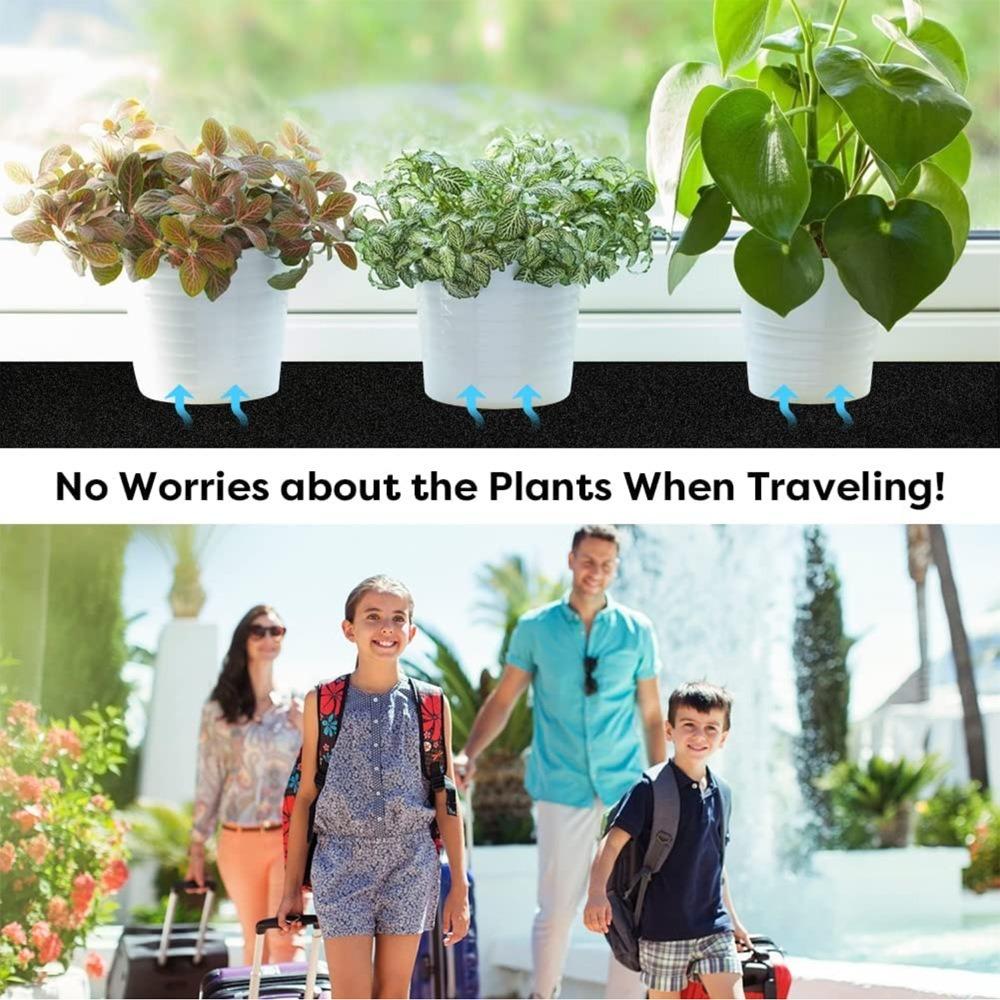 Atmungsaktive Bewässerungs-Kapillarmatte Umweltfreundlich Wiederverwendbar Automatische Pflanzenbewässerungsmatte Wasserspeicher Schwarz Korb-Einsatzmatte