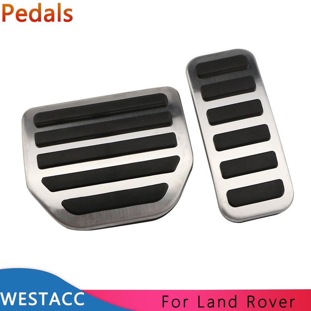 Car Pedals Accelerator Foot Brake Rest Pedal for Land Rover Range Rover Sport Discovery 3 4 Lr3 Lr4 AT Interior