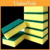 Multipurpose 8pcs Sponge Scrubber Set In Yellow And Green For Kitchens