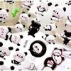 Gift Box Panda Sticker Strawberry Bear Goo Card Stickers  Skateboards Luggage Suitcases Decor