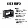 Storage Set of Desktop Desk Small Item Cute Bear and Paw Print Stationery Mini Black Queen-b Rack, 2, Organizer, Space-Saving, Storage, Design, Rack,