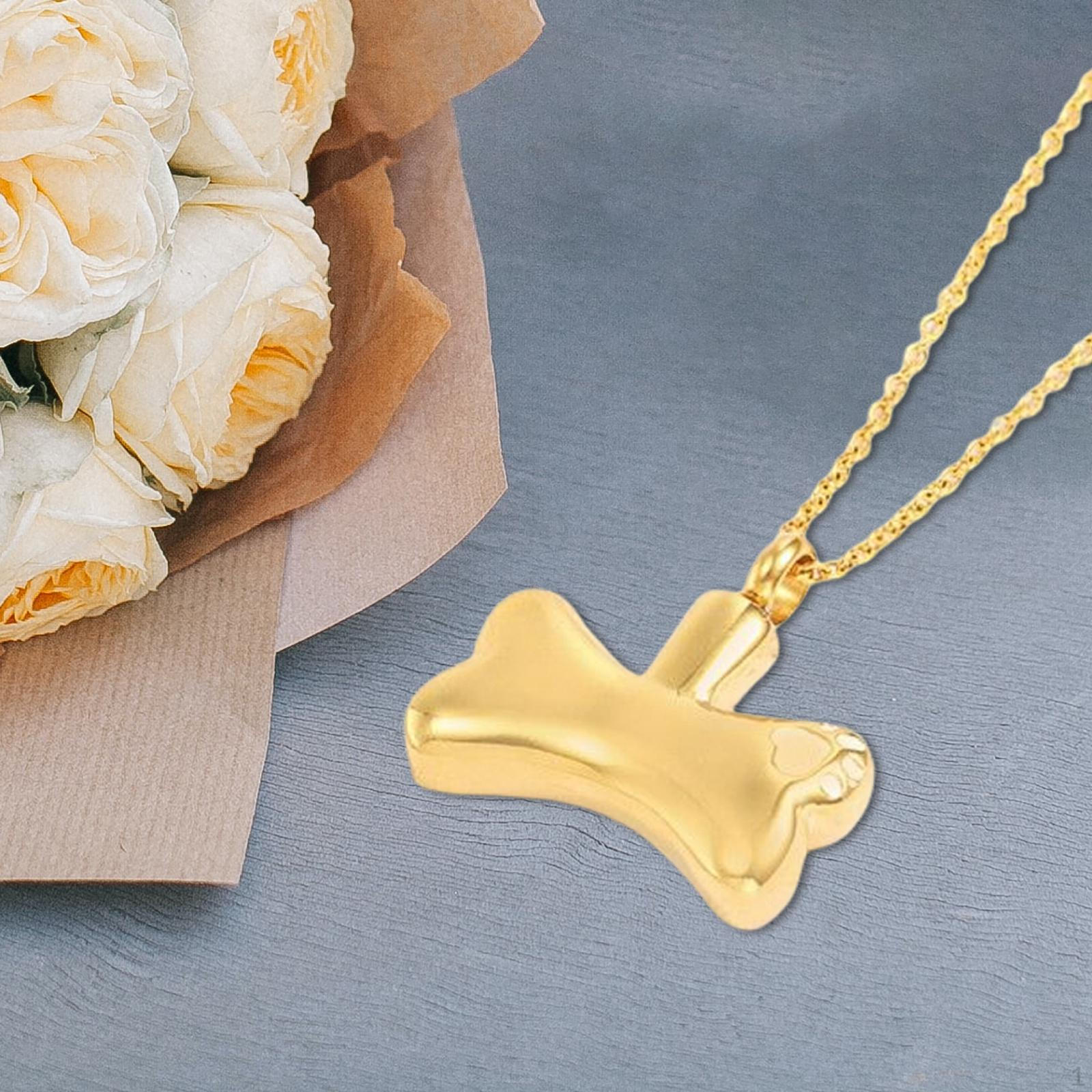 Кулон Ожерелье Цепочка Памятные Украшения Шарм Gold White